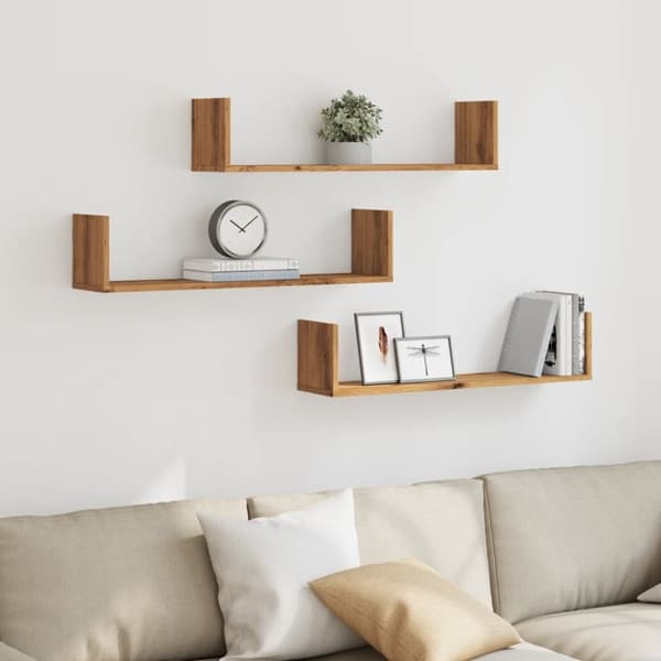 vidaXL Kasvitelineet 3 kpl artesaani tammi 80x18x18 cm tekninen puu