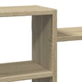 Miniatyrbilde 8 av 11: vidaXL Vegghylle sonoma eik 129x18x42 cm konstruert tre