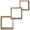 Miniatyrbilde 5 av 11: vidaXL Vegghyller kubeformet artisan eik 68x15x68 cm konstruert tre