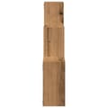 Miniatyrbilde 6 av 11: vidaXL Vegghyller kubeformet artisan eik 68x15x68 cm konstruert tre