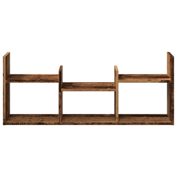 vidaXL vægskab 100x18x40 cm konstrueret træ antikt træ