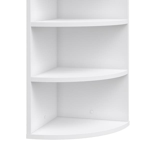 Vicco Ecki Hörnhylla, Vit, 30 x 60 cm