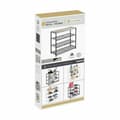 Miniatyrbild 3 av 5: Bokhylla Confortime Svart Metall 60 x 30 x 63,5 cm (3 antal)