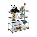 Miniatyrbild 4 av 5: Bokhylla Confortime Svart Metall 60 x 30 x 63,5 cm (3 antal)