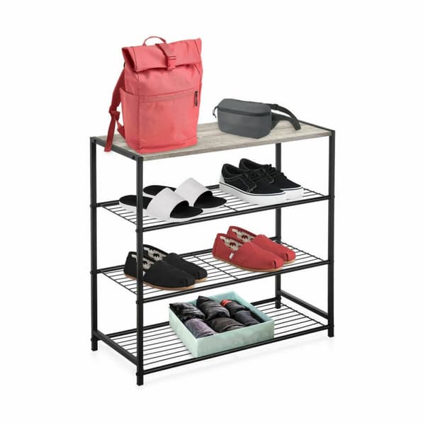 Bokhylla Confortime Svart Metall 60 x 30 x 63,5 cm (3 antal)