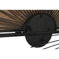Miniatyrbillede 4 af 4: Hylder Home ESPRIT Sort Natur Metal Træ MDF 70 x 12 x 51 cm Væg