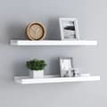 Miniatyrbild 1 av 2: Tavellist 2 st vit 60x9x3 cm MDF