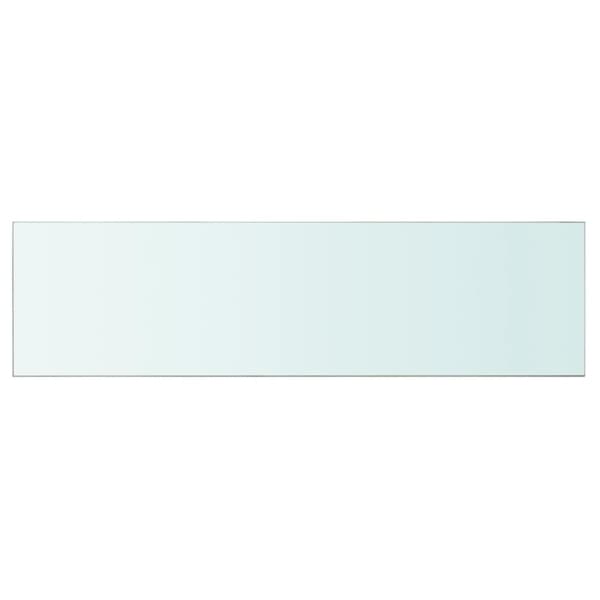 Hyllplan glas genomskinlig 110x30 cm
