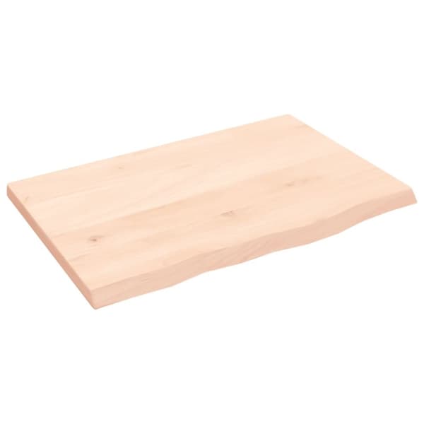 Hyllplan 60x40x2 cm obehandlad massiv e6