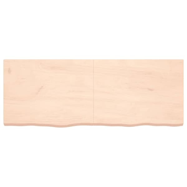Hyllplan 160x60x(2-6) cm obehandlad massiv ek