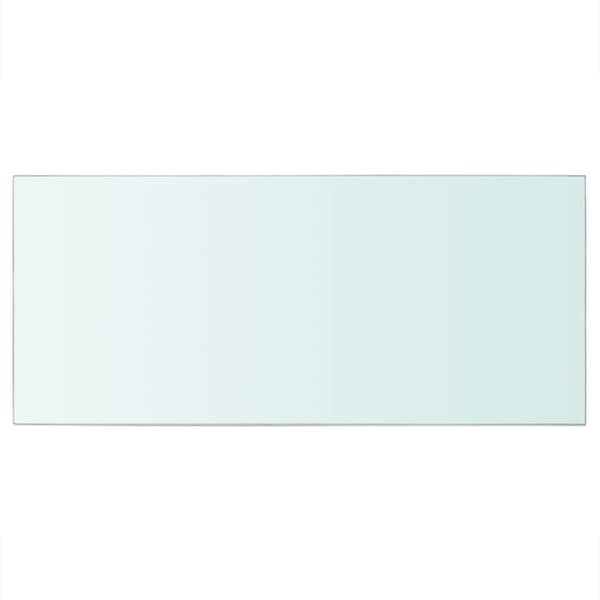 Hyllplan glas genomskinlig 50x25 cm