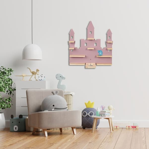 Væghylde MyLittleStory Princess Castle til op til 22 Tonies - pink