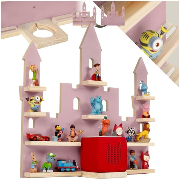 Væghylde MyLittleStory Princess Castle til op til 22 Tonies - pink