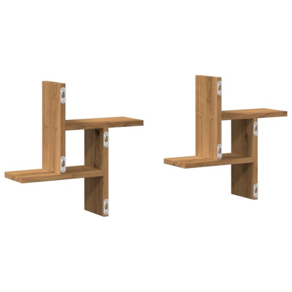 Kasvitelineet 2 kpl artesaani tammi 38x12x38 cm tekninen puu