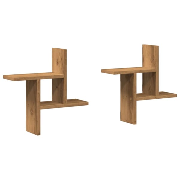Kasvitelineet 2 kpl artesaani tammi 38x12x38 cm tekninen puu