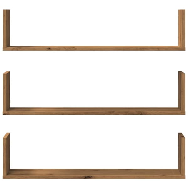 Kasvitelineet 3 kpl artesaani tammi 80x18x18 cm tekninen puu