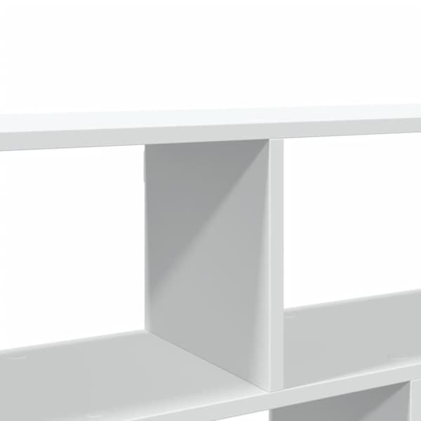 væghylde 100x25x50 cm konstrueret træ hvid