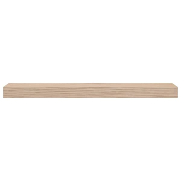 Svävande hyllor 2 st 60x23,5x4 cm konstruerat trä