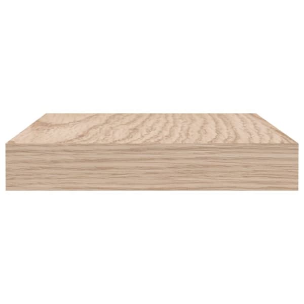 Svävande hyllor 2 st 60x23,5x4 cm konstruerat trä