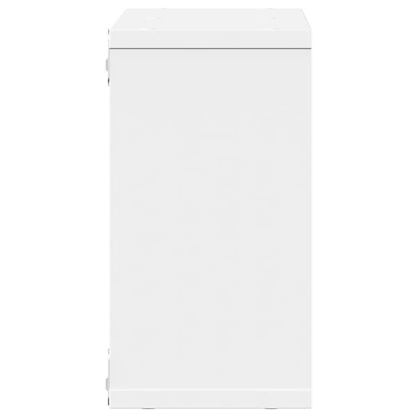 Seinäkaappi 60x16x30 cm valkoinen tekninen puu