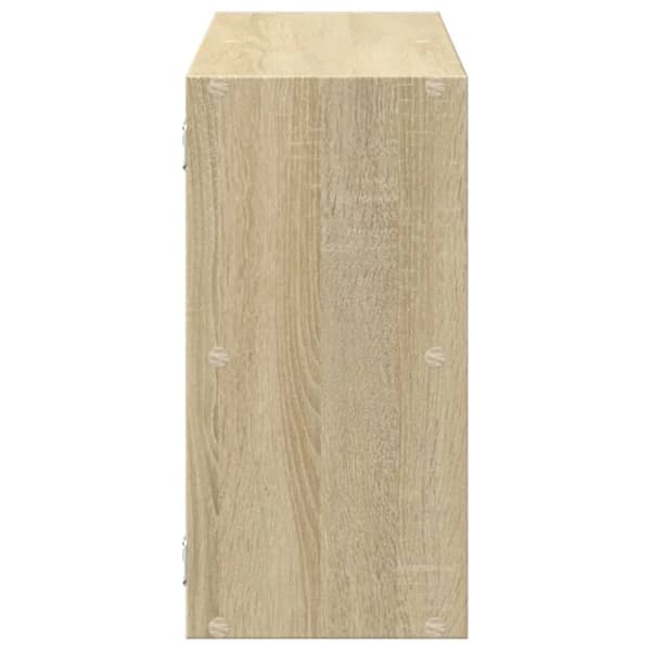Vägghylla sonoma-ek 100x25x50 cm konstruerat trä