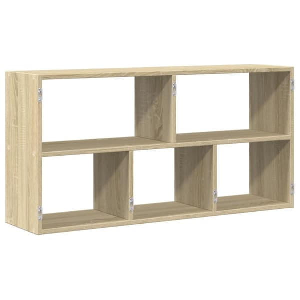 Vägghylla sonoma-ek 100x25x50 cm konstruerat trä