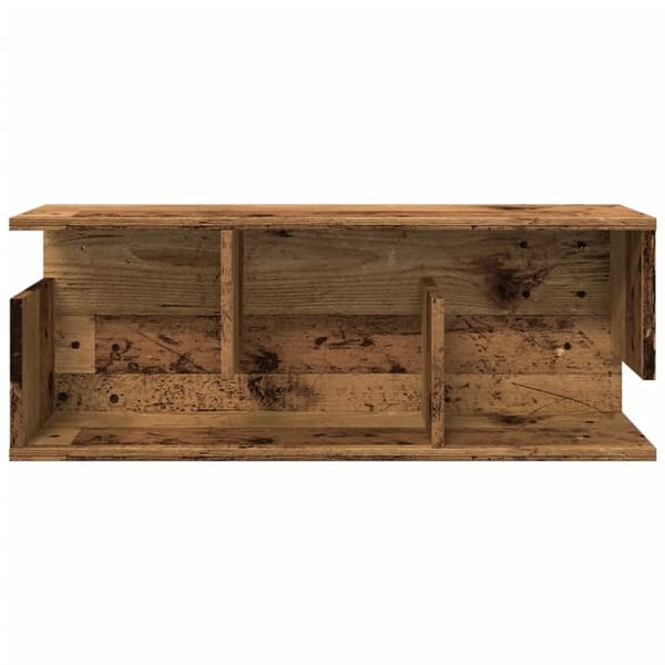 Seinäkaappi 80x20x30 cm vanha puu tekninen puu