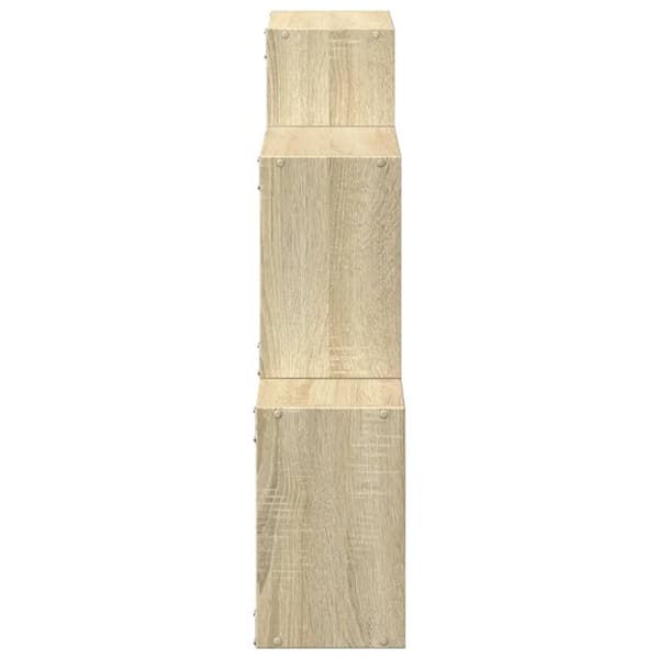 vægskab 78x18x71 cm konstrueret træ sonoma-eg