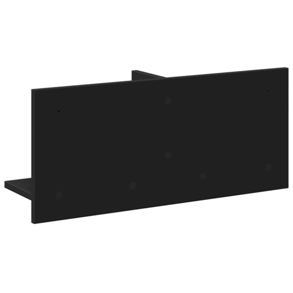 Seinäkaappi 70x16,5x30 cm musta tekninen puu