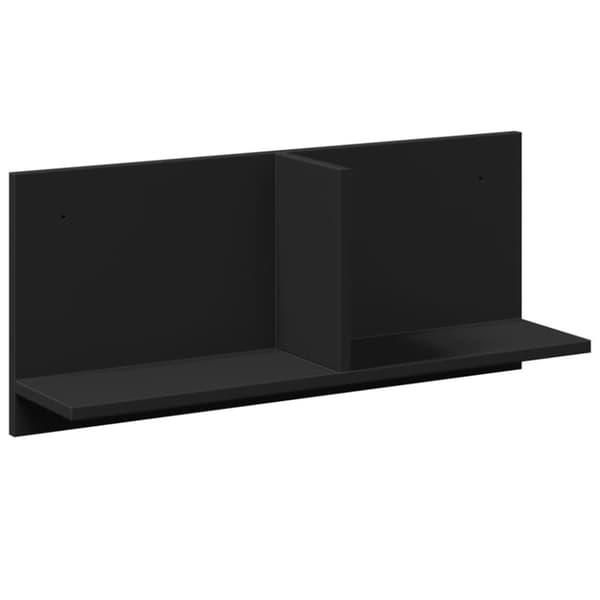 Seinäkaappi 70x16,5x30 cm musta tekninen puu