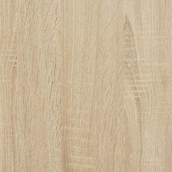 Vägghylla med lådor sonoma-ek 100x37,5x19 cm konstruerat trä
