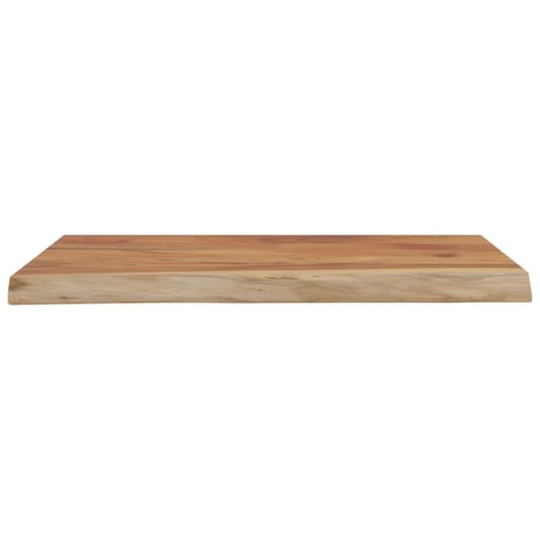 væghylde 40x20x3,8 cm rektangulær massivt akacietræ