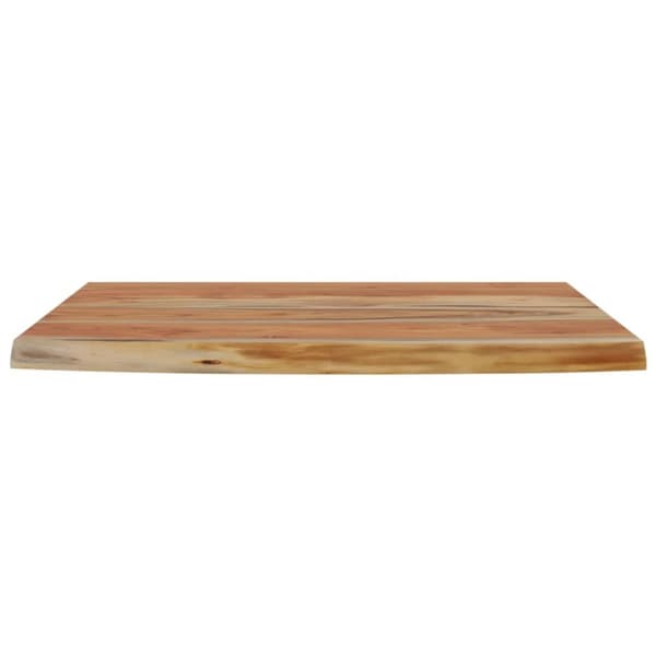 væghylde 60x40x3,8 cm rektangulær massivt akacietræ