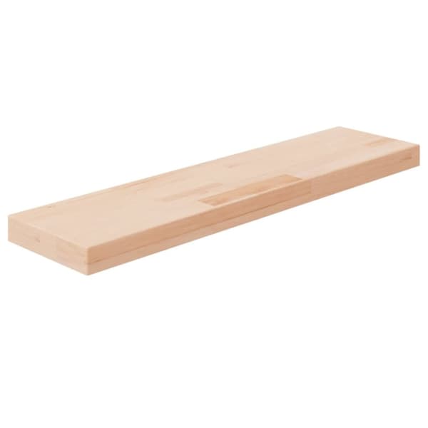 Hyllylevy 80x20x4 cm käsittelemätön täysi tammi