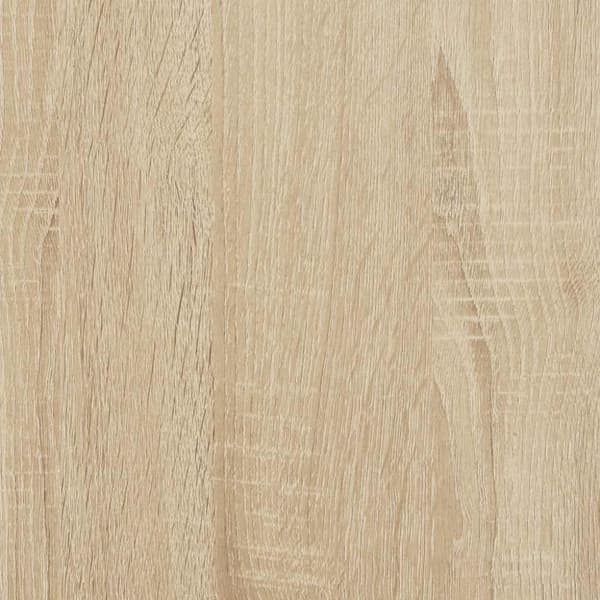 vidaXL Vegghylle med skuffer sonoma eik 100x36x19 cm konstruert tre