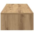 Miniatyrbilde 6 av 11: vidaXL Vegghylle med skuffer artisian eik 60x26,5x15 cm konstruert tre
