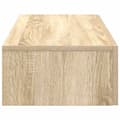 Miniatyrbilde 6 av 11: vidaXL Vegghylle med skuffer sonoma eik 80x33x17 cm konstruert tre
