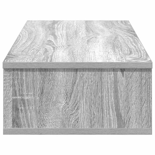 vidaXL Vägghylla med lådor grå sonoma 80x31x17 cm konstruerat trä