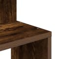 Miniatyrbilde 8 av 10: vidaXL Veggmontert hjørnehylle røkt eik 32x32x127,5 cm konstruert tre