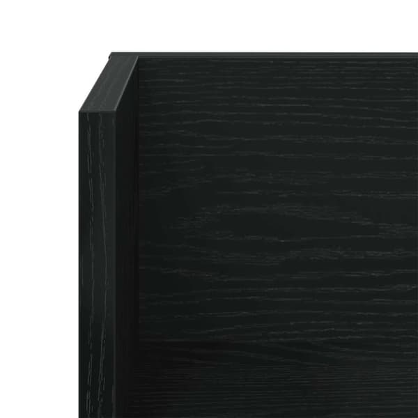 vidaXL seinähyllyt 2 kpl musta 100x16,5x16,5 cm tekninen puu