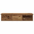 Miniatyrbilde 5 av 11: vidaXL Veggskap gammelt tre 88x26x18,5 cm konstruert tre