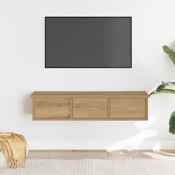 vidaXL vægskab 88x26x18,5 cm konstrueret træ kunsteg
