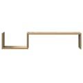 Miniatyrbilde 5 av 11: vidaXL Vegghyller 2 stk artisan eik 100x15x20 cm konstruert tre