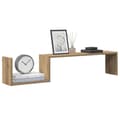 Miniatyrbilde 2 av 11: vidaXL Vegghyller 2 stk artisan eik 100x15x20 cm konstruert tre