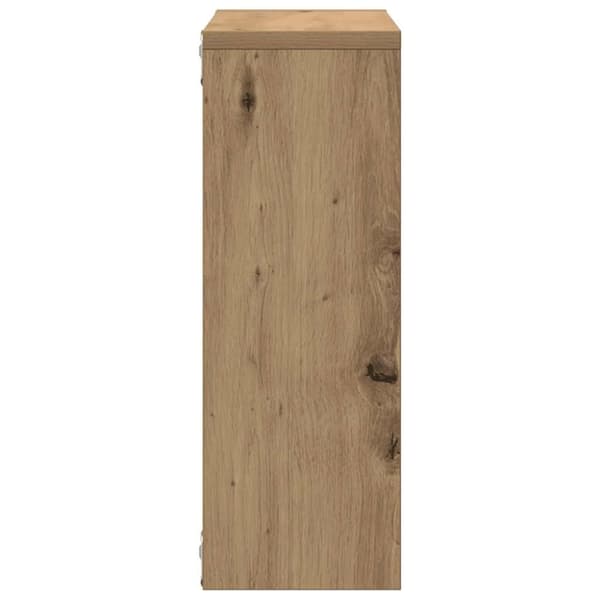 vidaXL væghylde 45x16x45 cm konstrueret træ kunsteg
