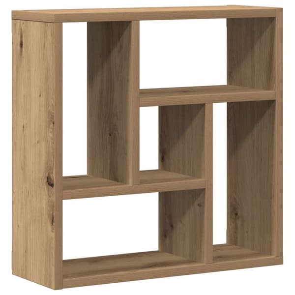 vidaXL væghylde 45x16x45 cm konstrueret træ kunsteg