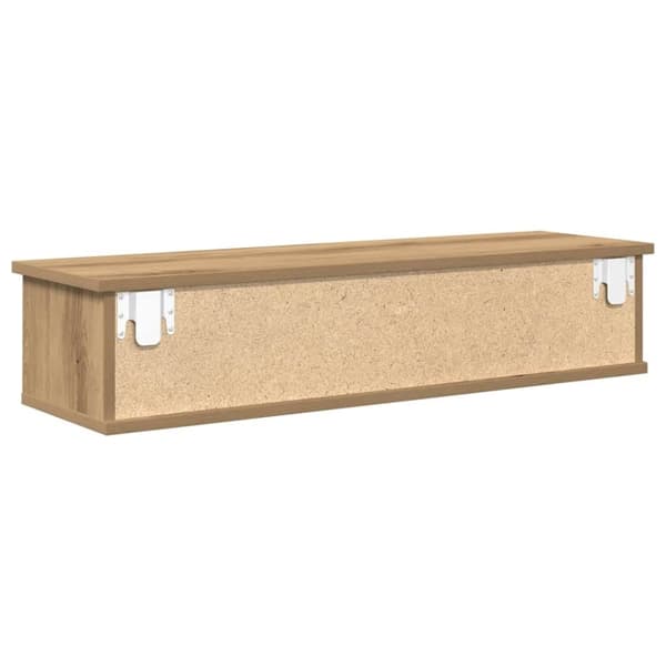 vidaXL Veggskap artisan eik 88x26x18,5 cm konstruert tre