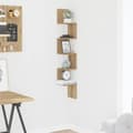 Miniatyrbilde 4 av 11: vidaXL Veggmontert hylle artisan eik 20x20x127,5 cm konstruert tre