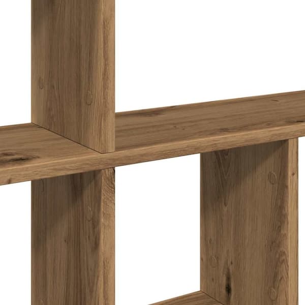 vidaXL Vegghylle artisan eik 100x18x53 cm konstruert tre