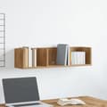Miniatyrbilde 4 av 10: vidaXL Veggmontert CD-hylle artisan eik 75x18x18 cm konstruert tre